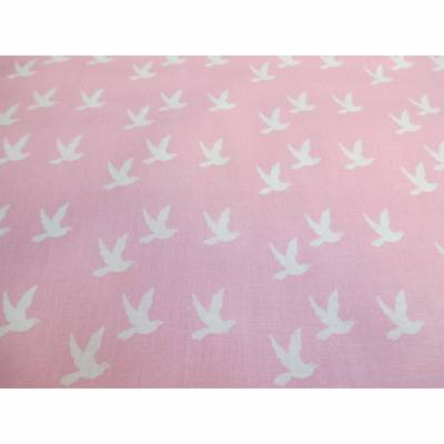 Patchwork Baumwolle Bio - Baumwolle  Copenhagen Print Factory Dove  - Taube zartes rosa Oeko-Tex Standard 100(1m/14,-€)