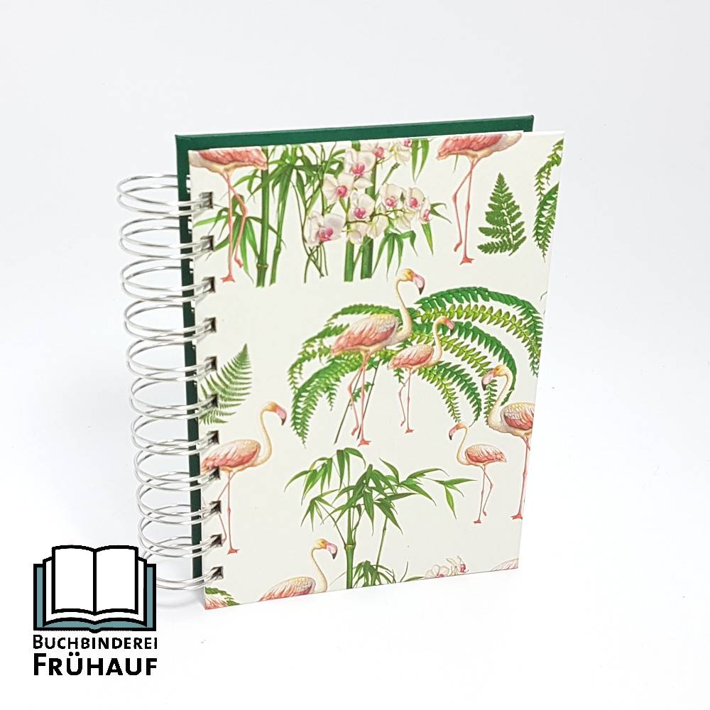Bullet Journal Ringbuch Notizbuch Tagebuch Freundebuch Flamingos DIN A6 Bild 1