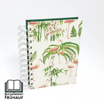 Bullet Journal Ringbuch Notizbuch Tagebuch Freundebuch Flamingos DIN A6
