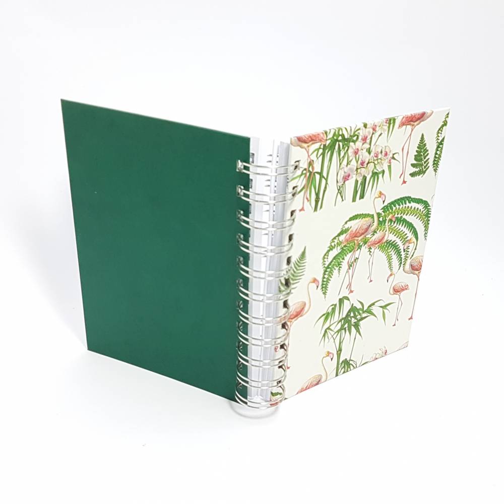 Bullet Journal Ringbuch Notizbuch Tagebuch Freundebuch Flamingos DIN A6 Bild 2