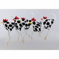 2 Hühner, Osterdeko Huhn, Deko Kuh-Huhn
