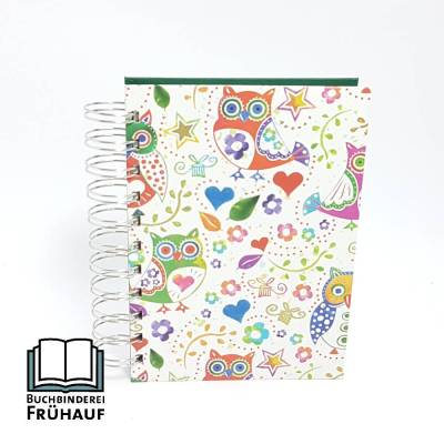 Bullet Journal Ringbuch Notizbuch Tagebuch Freundebuch Eulen DIN A6