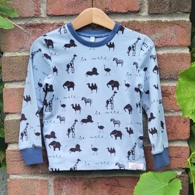 T-SHIRT aus weicher BIO Baumwolle Animal Print