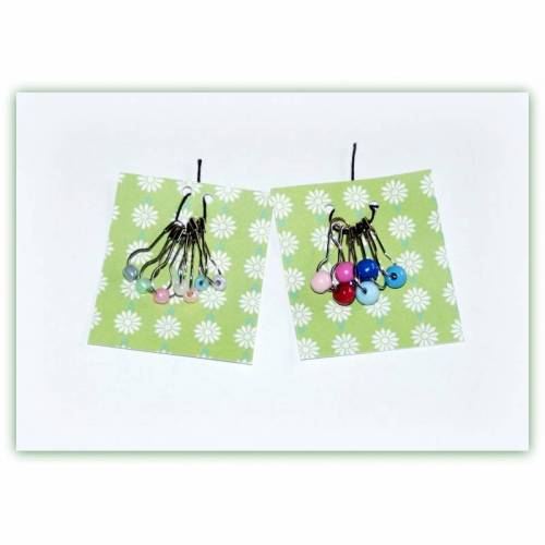 2 Sets Maschenmarkierer zum Öffnen, Strickmarker