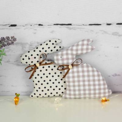 2er Set Osterhasen ~ Ostern | Stoffdeko | Frühling Deko | Osterdeko