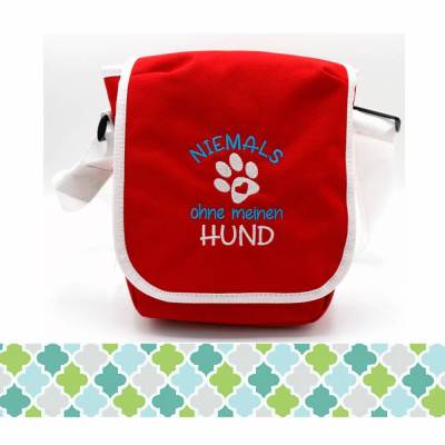 Schultertasche mit Spruch