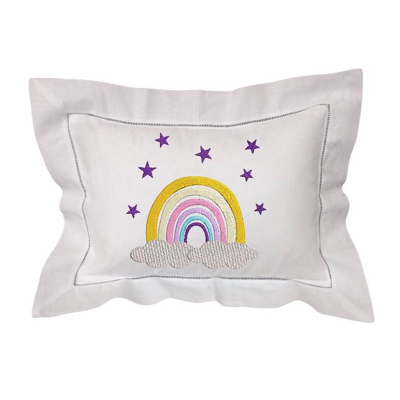 Stickdatei Regenbogen auf der Wolke Vollstick SET verschiedene Größen Bild 6
