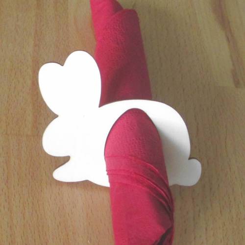 Holz-Serviettenring Hase Puschel
