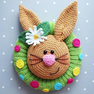 Häkelanleitung Türkranz Osterhase - PDF Datei