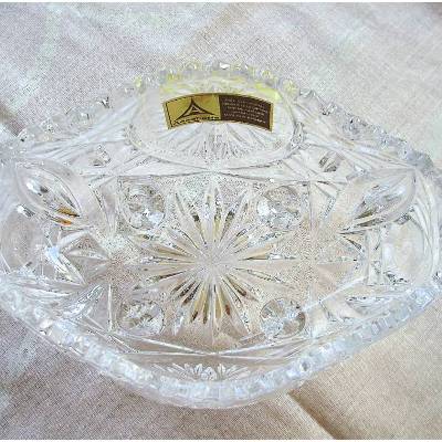 Vintage Bleikristallschale von AnnaHütte aus den 70er Jahren