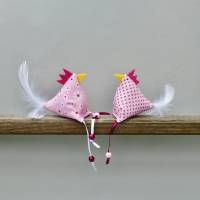 Hühner, Osterdeko, 2 St. Stoffhühner