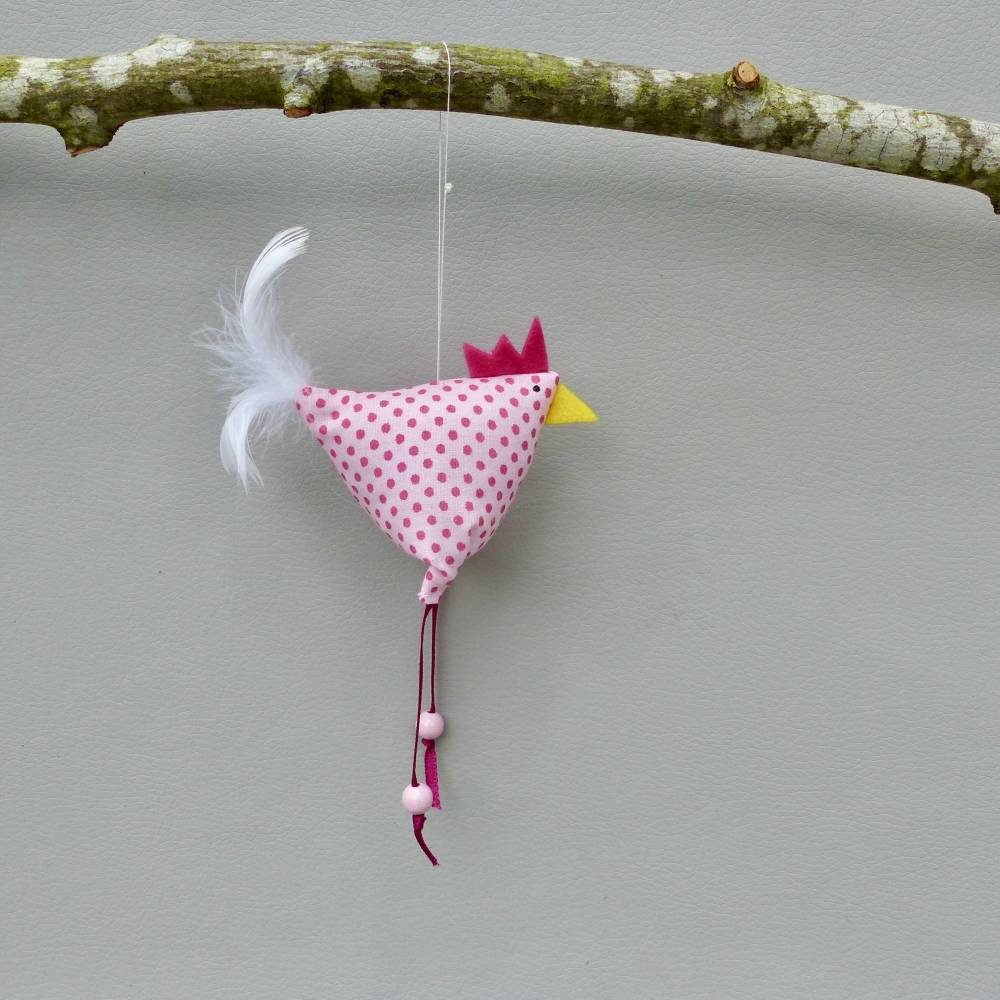 Hühner, Osterdeko, 2 St. Stoffhühner Bild 7