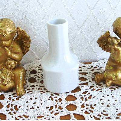 Vintage Weisse Vase Rosenthal studio line Germany aus den 70er Jahren