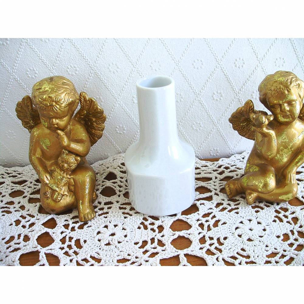 Vintage Weisse Vase Rosenthal studio line Germany aus den 70er Jahren