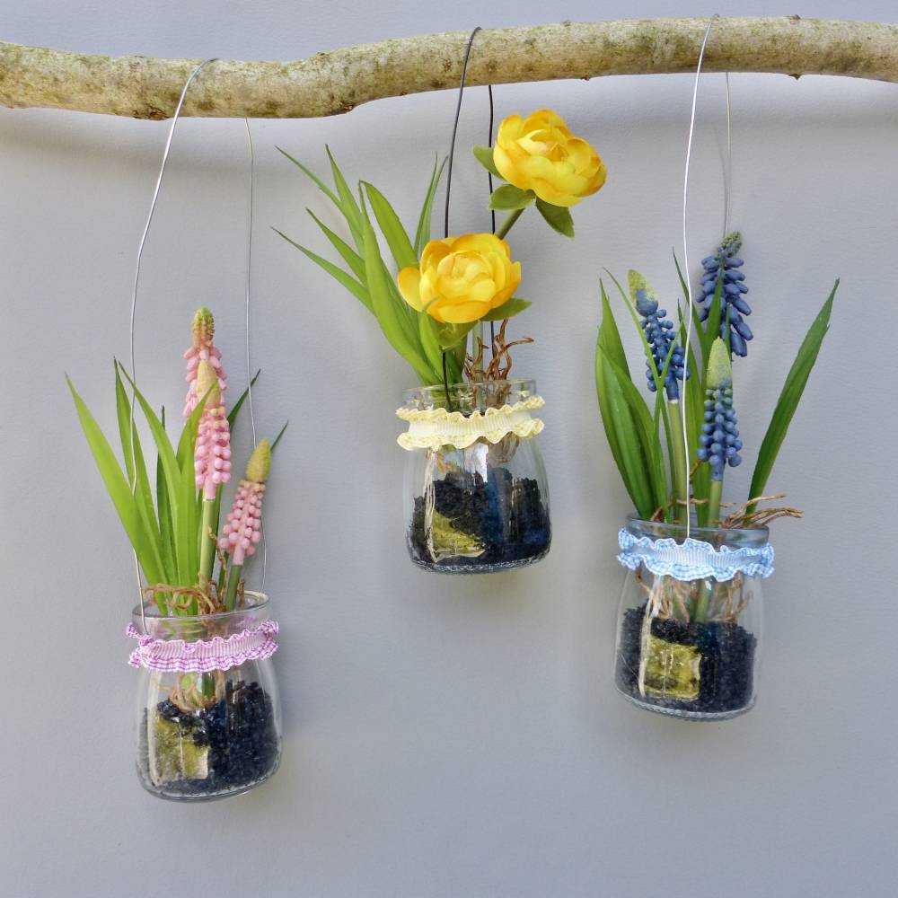 Fensterdeko Frühling, Ostern