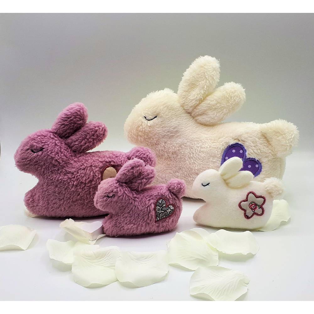 ITH Stickdatei Kaninchen Set – Drei Größen, Sofortdownload, mit Anleitung Bild 4