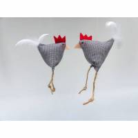 Osterdeko, 2 Hühner/ Küken