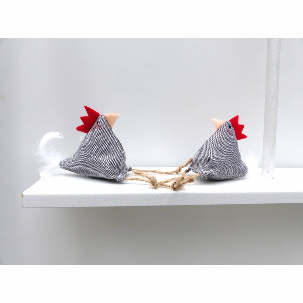 Osterdeko, 2 Hühner/ Küken Bild 2