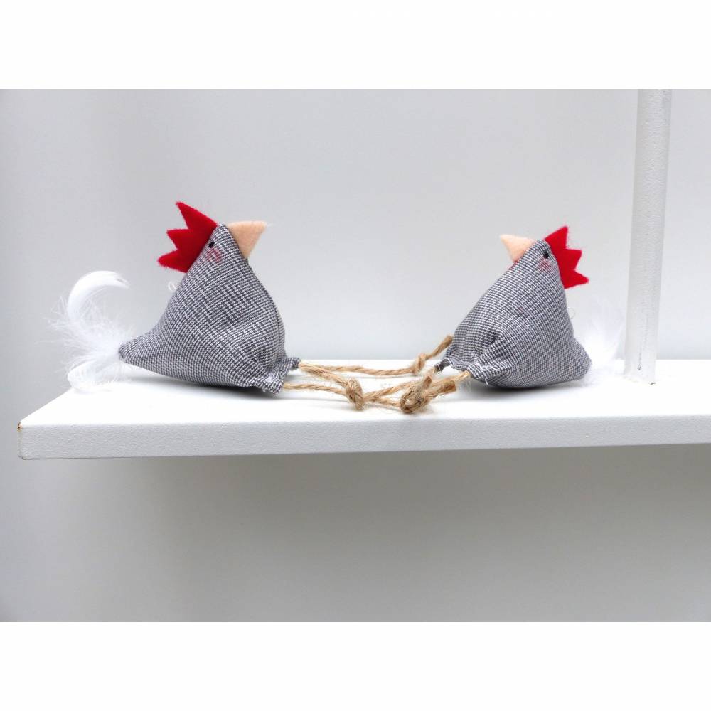 Osterdeko, 2 Hühner/ Küken Bild 3