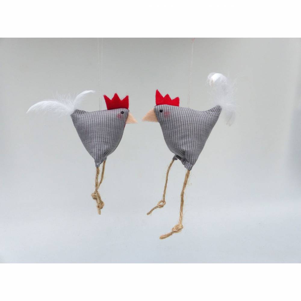 Osterdeko, 2 Hühner/ Küken Bild 4