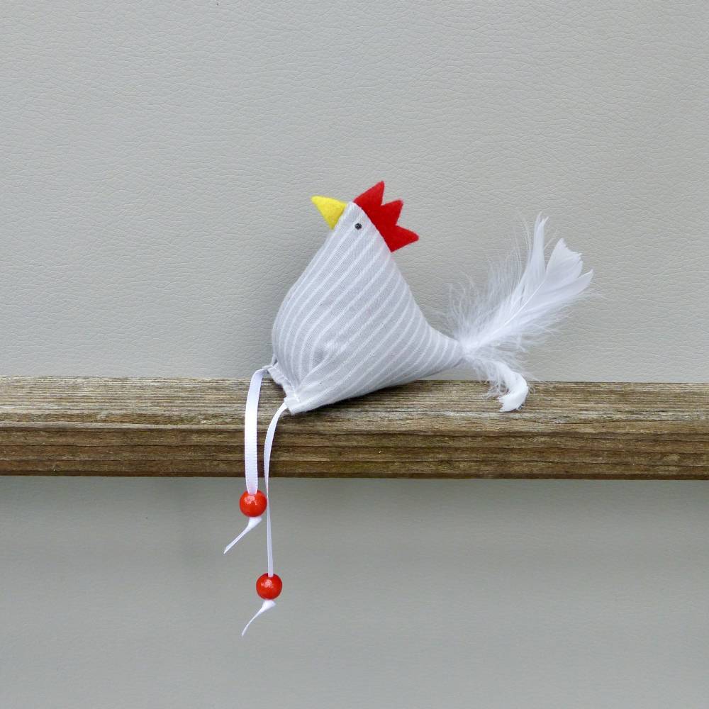 Hühner, Osterdeko, 2 St. Stoffhühner Bild 3