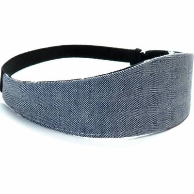 Haarband zum Wenden Fischgrat Stirnband Abschminkband Business Wendehaarband 