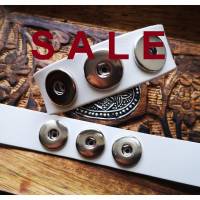 SALE! Armband,Leder,Lederarmband für Druckknöpfe, Button, Druckknopfbutton,statt 14,99 Euro jetzt 7,99 Euro