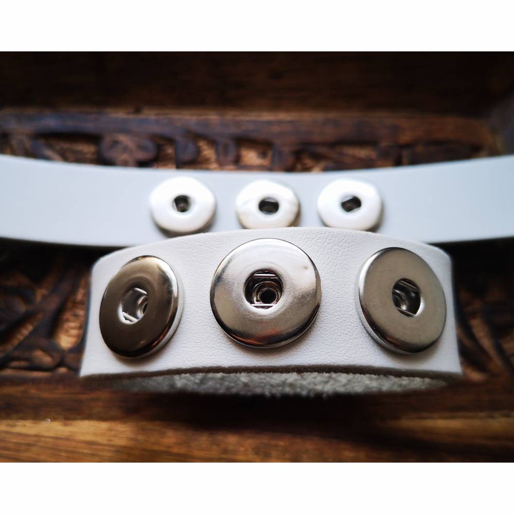 SALE! Armband,Leder,Lederarmband für Druckknöpfe, Button, Druckknopfbutton,statt 14,99 Euro jetzt 7,99 Euro Bild 2