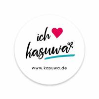 kasuwa Indoor-Aufkleber, einseitig, vierfarbig, rund, 8 cm
