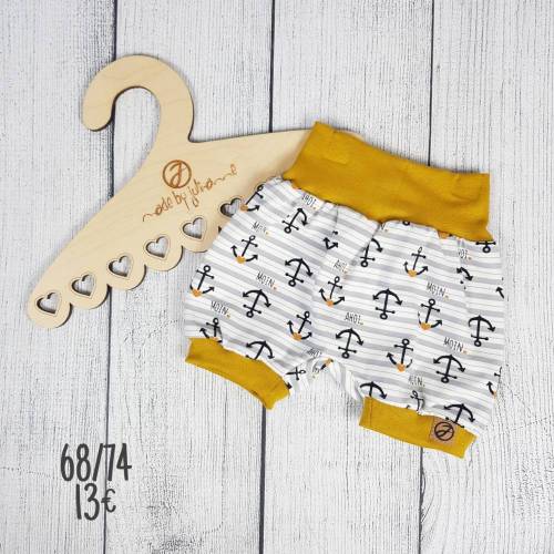 Kurze Pumphose / Sommerhose Moin Anker Gr. 68/74