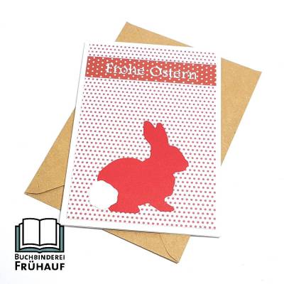 Osterkarte Klappkarte Frohe Ostern