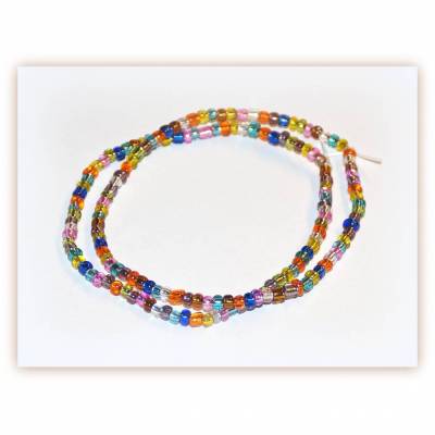 2er Set Fußbändchen bunt elastisch