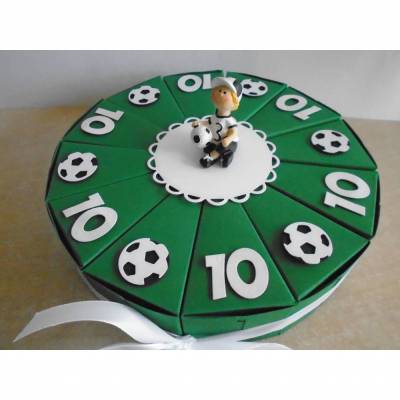  Geldgeschenk zum Geburtstag Fussball Schachteltorte Papiertorte Geburtstagstorte Geburtstagsgeschenk Torte
