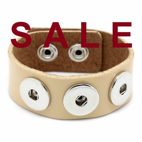 SALE! Armband,Leder,Lederarmband für Druckknöpfe, Button, Druckknopfbutton,statt 14,99 Euro jetzt 7,99 Euro
