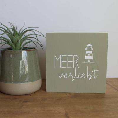 Holzbild "Meerverliebt" aus der Manufaktur Karla