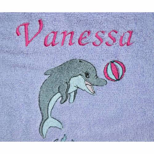 Handtuch Motiv Delphin