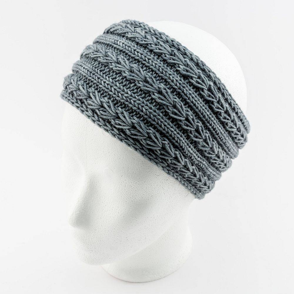 Strickanleitung Stirnband Silver Wheat Band Bild 1