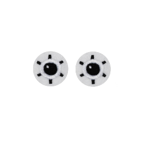 Applikation Augen Eule Stickapplikation Aufbügler Filz DIY Patches