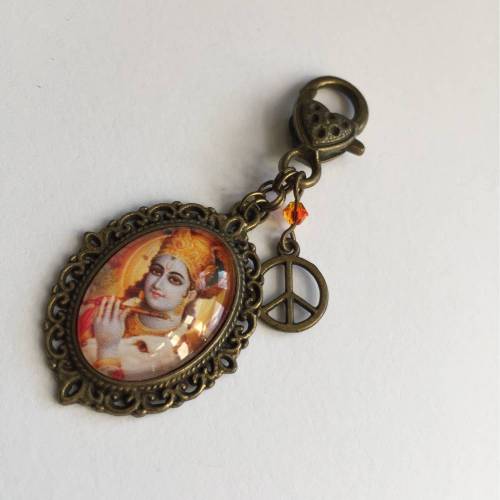 Taschenanhänger mit Krishna