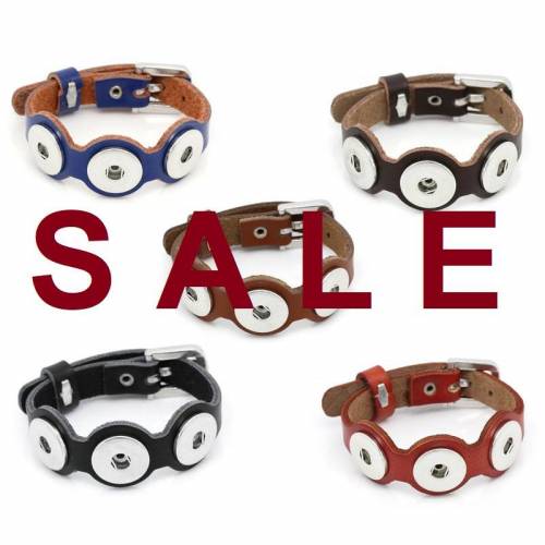 SALE! Armband,Lederarmband für Druckknöpfe, Button, Druckknopfbutton, statt 14,99 Euro jetzt 7,99 Euro