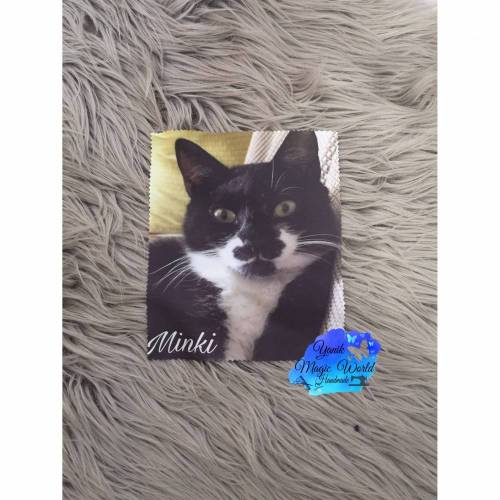 Brillenputztuch mit Foto personalisiert