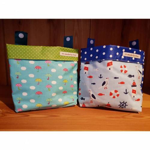Lenkertasche Modell Maritimes Muster, Regenschirme