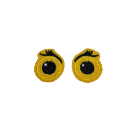 Eule Filz Augen Stickapplikation – DIY Aufbügler Patch für kreative Eulen Nähprojekte