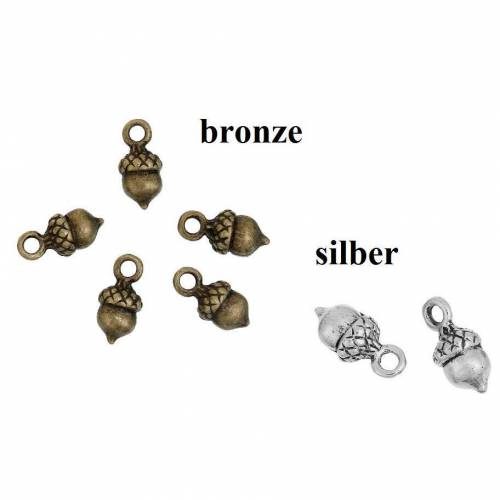 20 Anhänger, Eicheln , Nüsse, Herbst, Winter