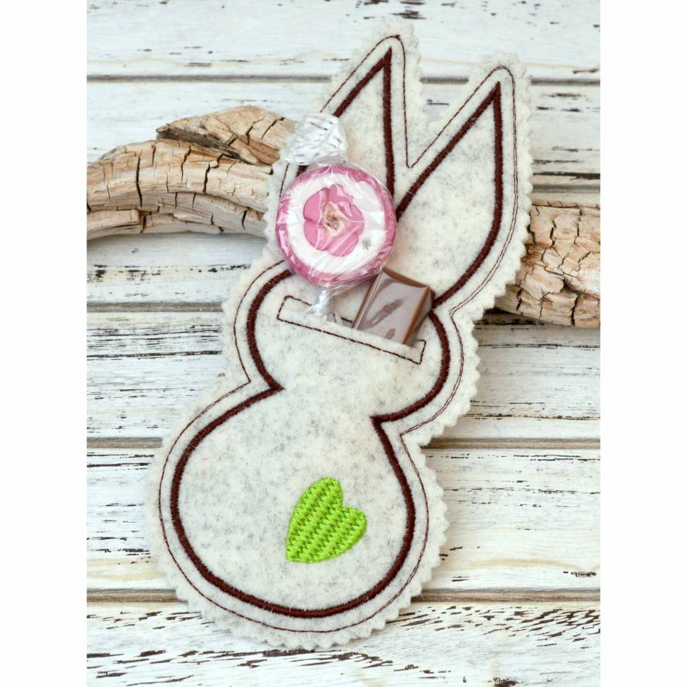 ITH Stickdatei Geschenkanhänger Hasen für Glückwünsche und Geldgeschenke Bild 6