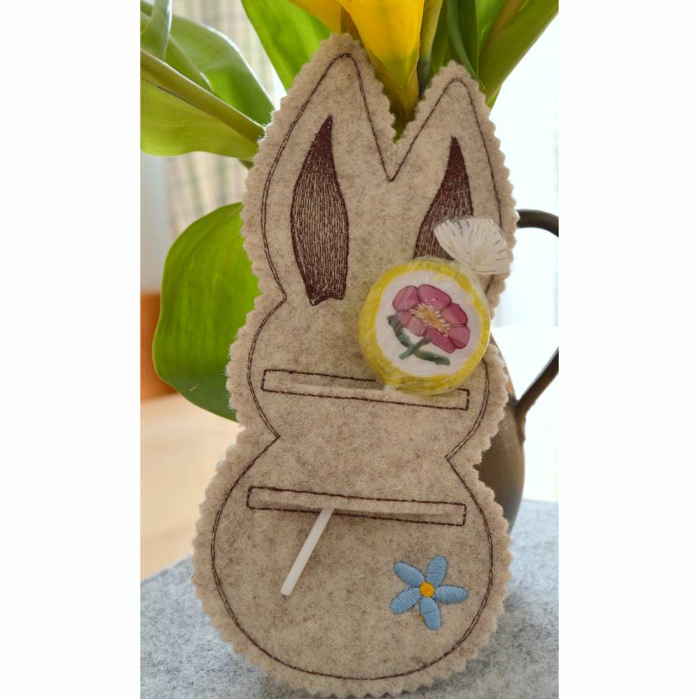 ITH Stickdatei Geschenkanhänger Hasen für Glückwünsche und Geldgeschenke Bild 8