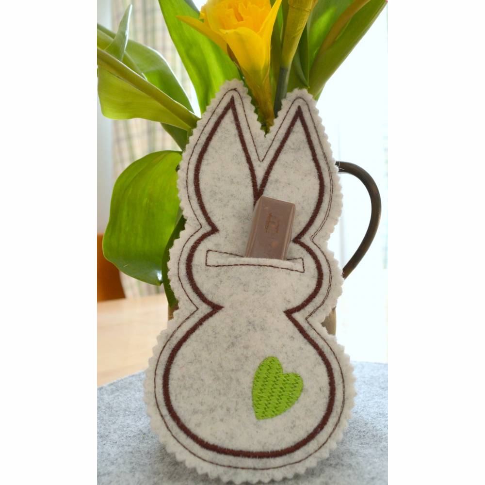 ITH Stickdatei Geschenkanhänger Hasen für Glückwünsche und Geldgeschenke Bild 9