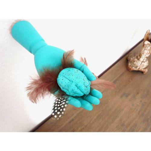 Eifrosch, Frosch, Ei, Hand Skulptur, Froschskulptur, Froschplastik, kleiner Frosch, Skulptur, Wandobjekt, Wand Deko, Frosch Deko, Objekt