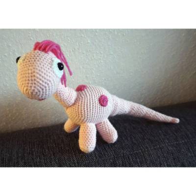 Häkelanleitung für das Dino Mädchen Rosa! 