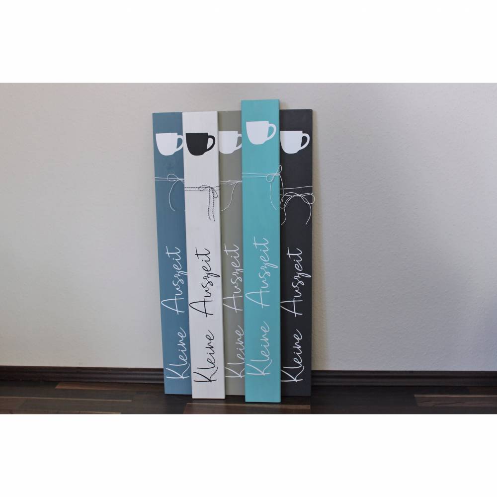 Holzschild zum Anlehnen "Kleine Auszeit" aus der Manufaktur Karla Bild 8